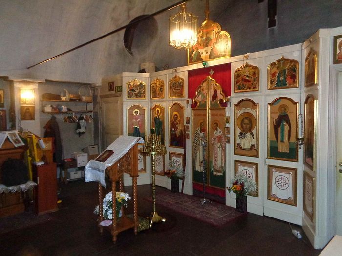 В церкви преподобного Сергия Радонежского в Стокгольме