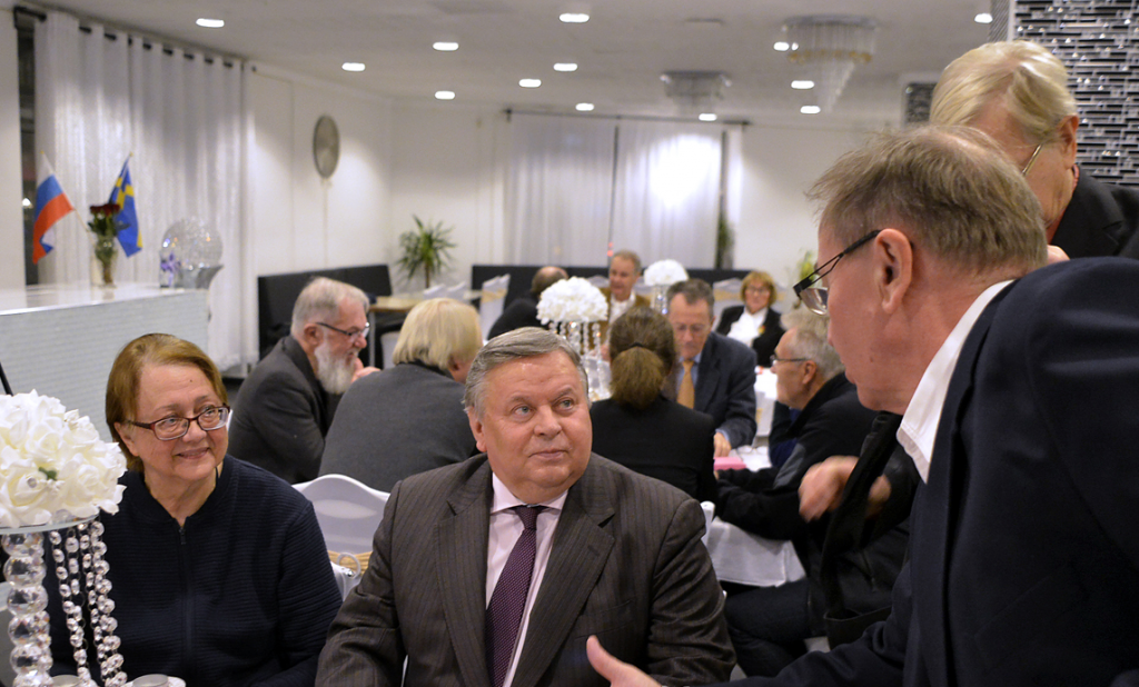 21 ноября 2019 Встреча с Послом России В.И.Татаринцевым, Стокгольм